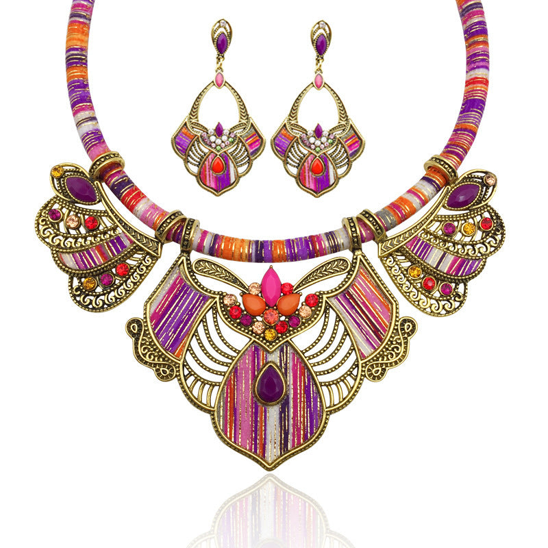 Bohemian Stone Jewelry Set