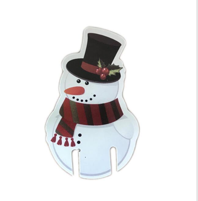 DIY Christmas Hats for Wine and Champagne Glass