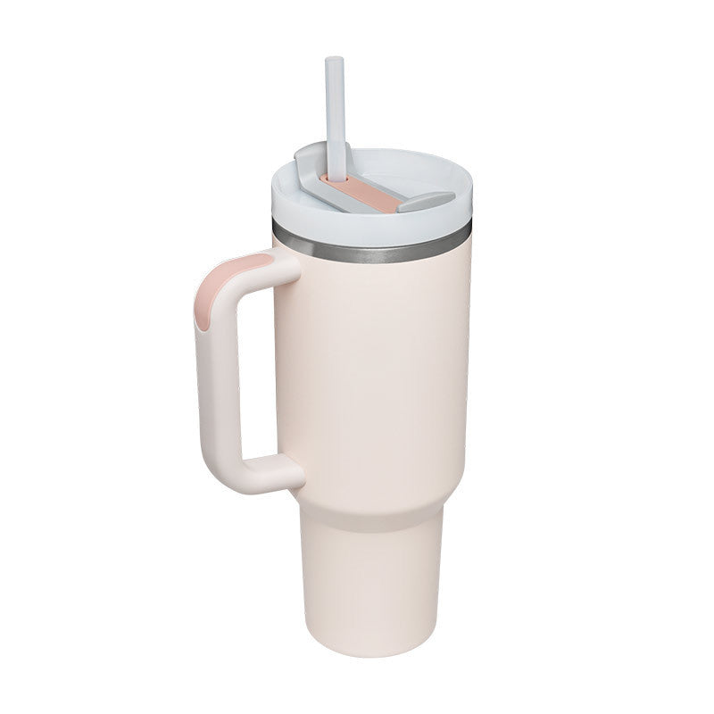 "Hydrate in Style" -  40 oz. Spill-proof Insulated Tumbler With Straw