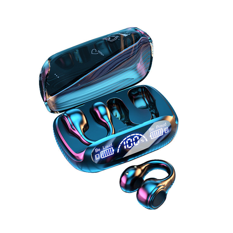 Wireless Clip-on Digital Display Noise-reduction Bluetooth Headset