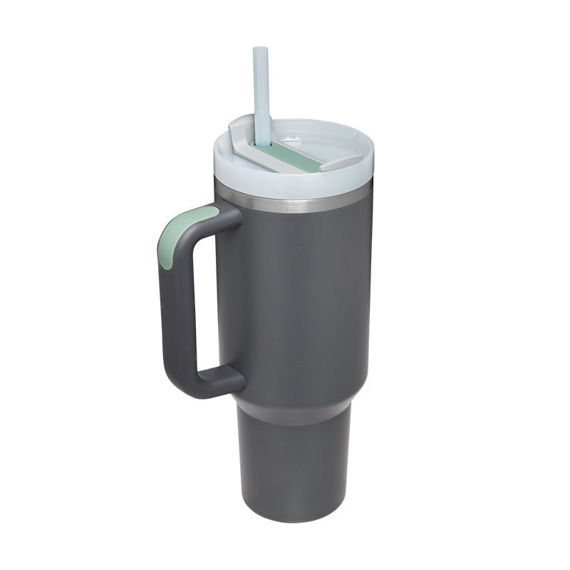 "Hydrate in Style" -  40 oz. Spill-proof Insulated Tumbler With Straw