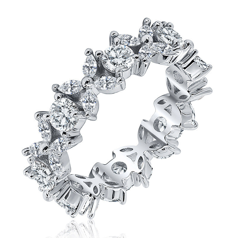 "Starry Gaze" - Zircon Diamond Ring