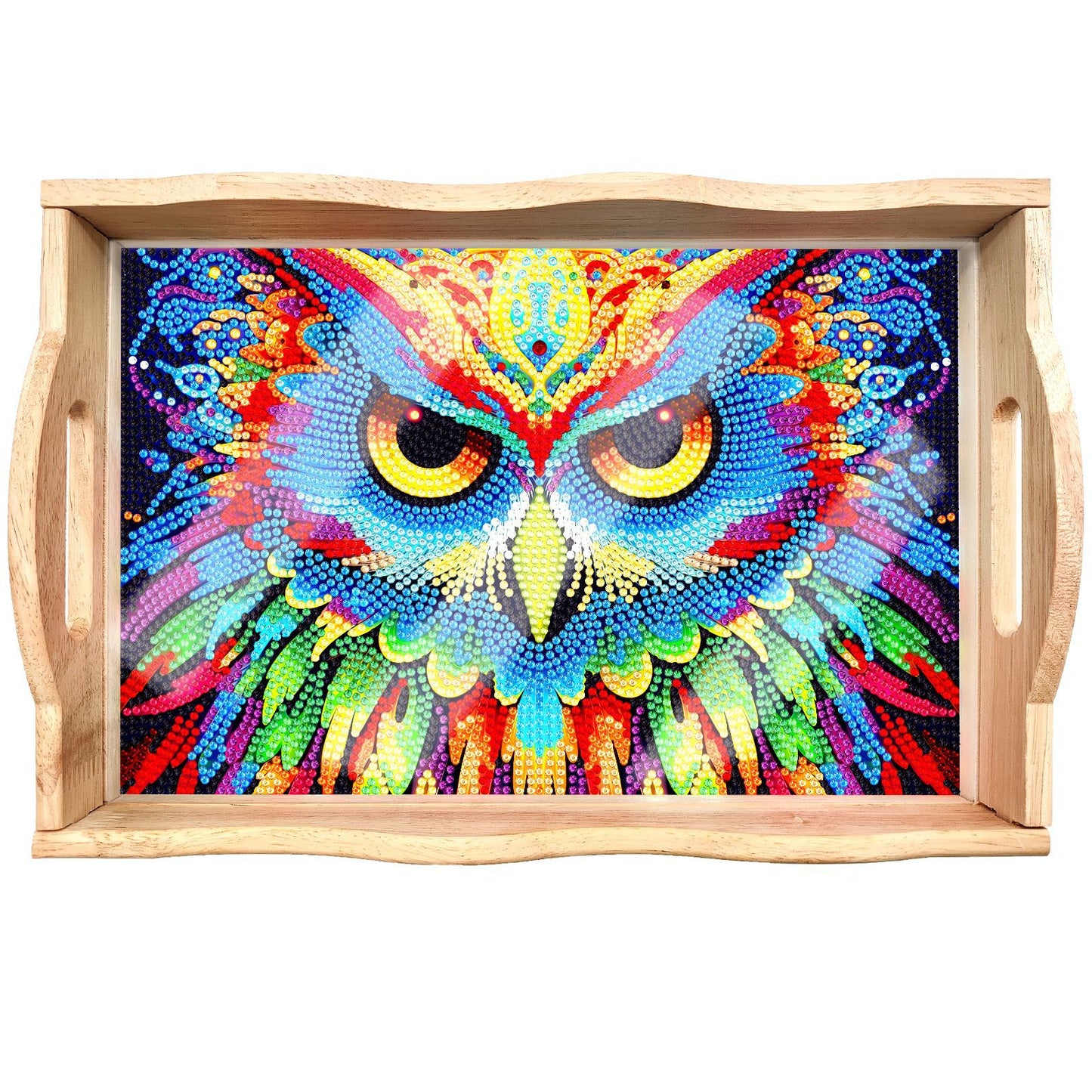 DIY Diamond Painting Serving Tray