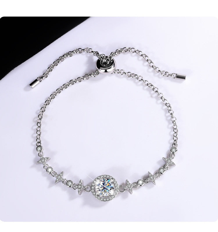 "Solo Star" - Simulated Diamond Bracelet