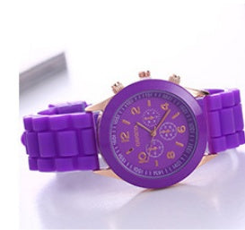 Geneva Jelly Silicone Quartz Watch