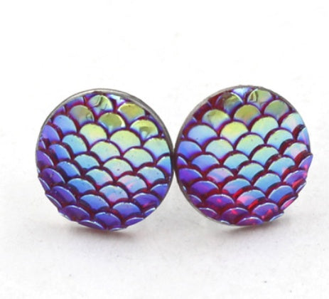 Mermaid Scales Earrings + Anklet