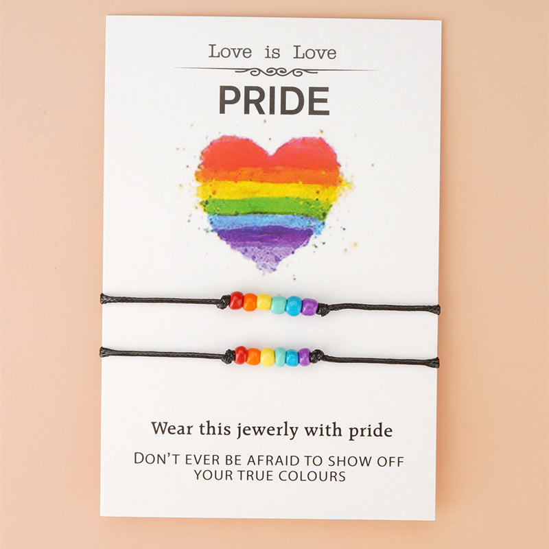 Beaded Pride Bracelet