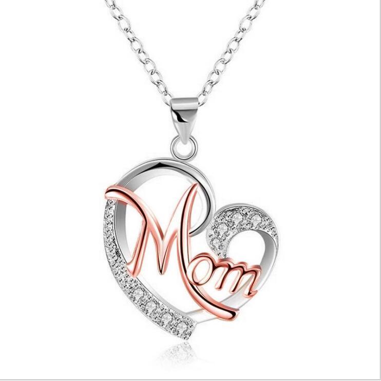 "Cherish Mom" - Multicolored Mom Necklaces