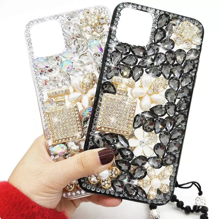 Artificial Junk Diamond Mobile Phone Cases - iPhone 7- 12 Pro Max