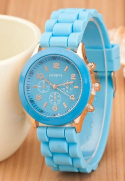 Geneva Jelly Silicone Quartz Watch