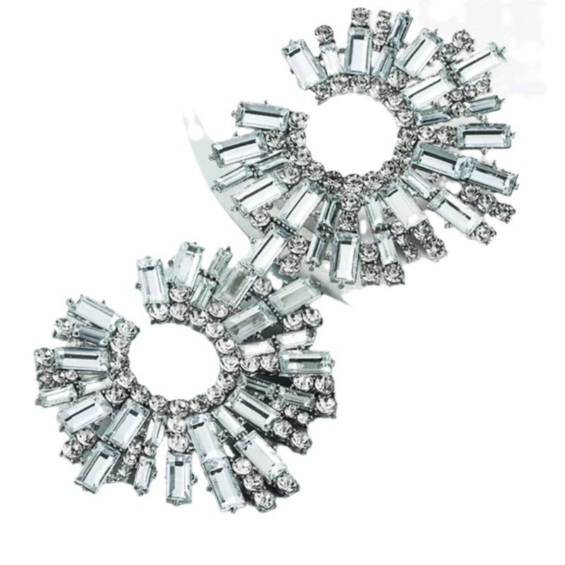"I'm Unique" - Geometric Crystal Earrings