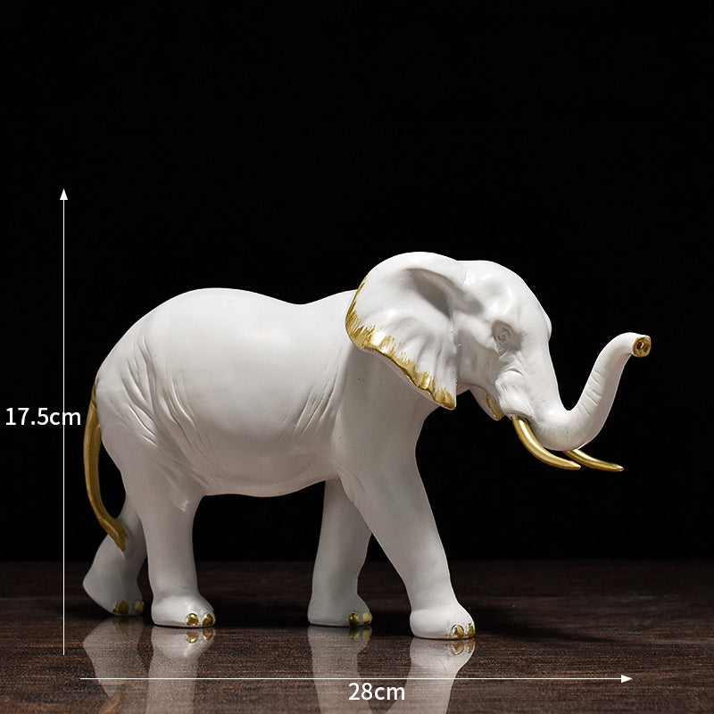 Crafted Elephant Sculptures