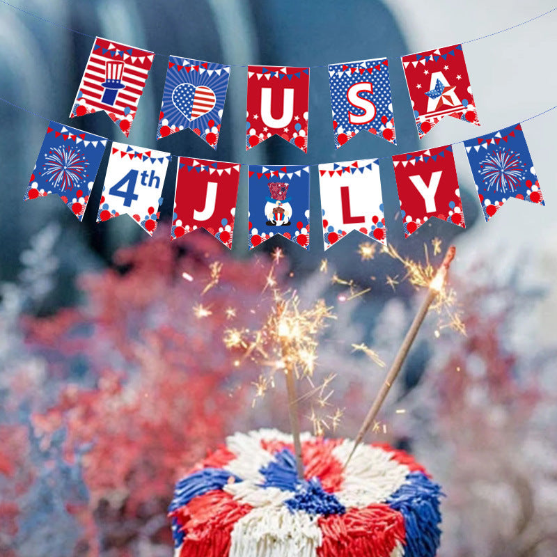 USA Independence Day Party Banners