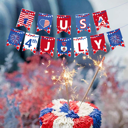 USA Independence Day Party Banners