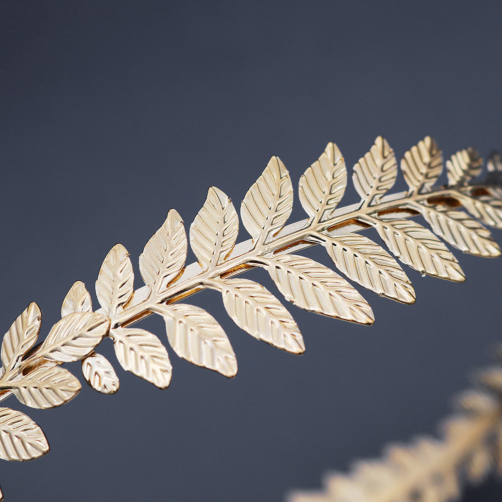 Vintage Golden Olive Branch Crown