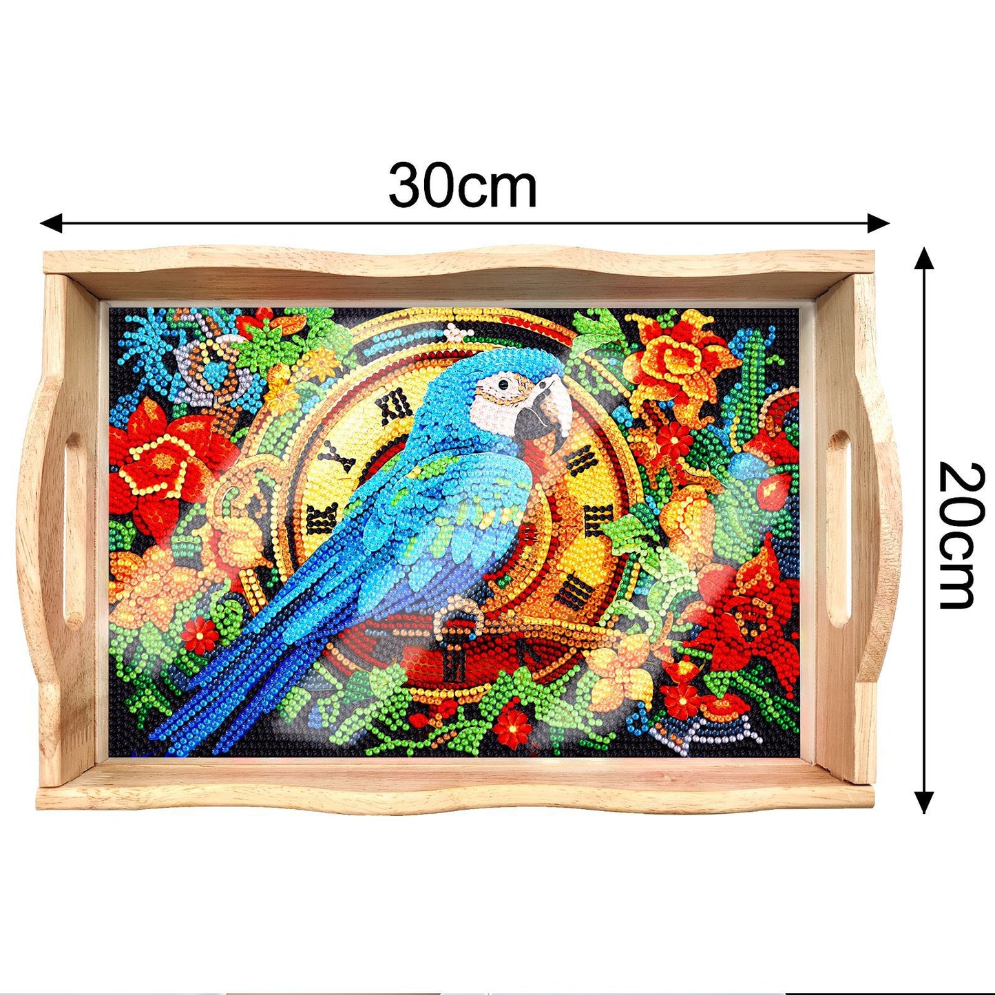 DIY Diamond Painting Serving Tray