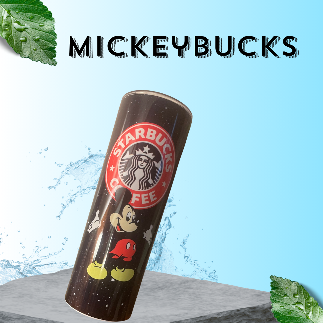 "Mickeybucks" - 20 oz. Skinny Stainless Steel Tumbler