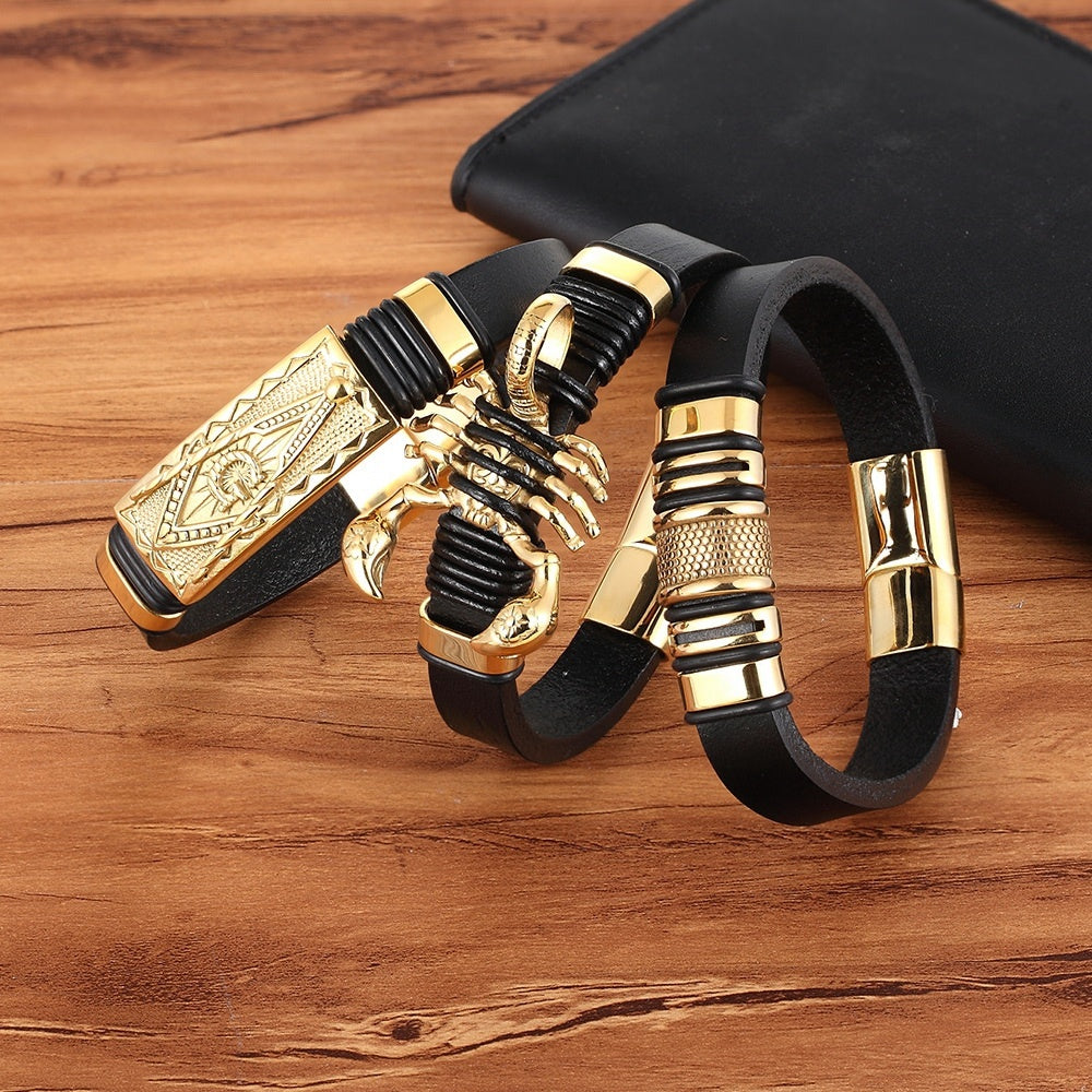 Woven Leather Bracelet