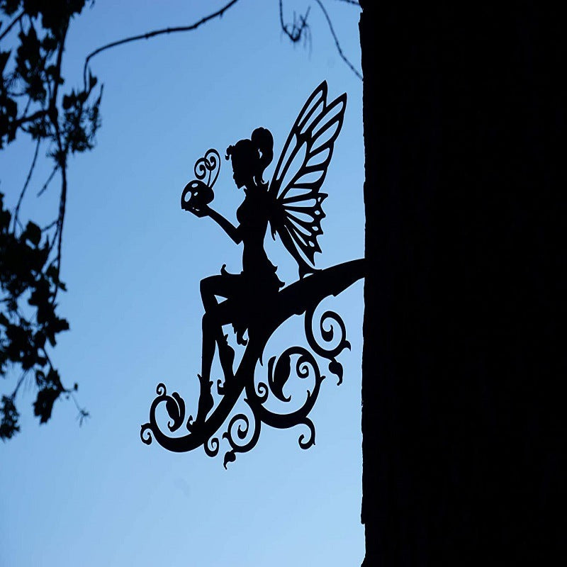 "She is a Fairy" -  Metal Garden Decor