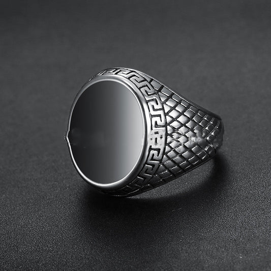 Pitted Dome Vinyl Ring