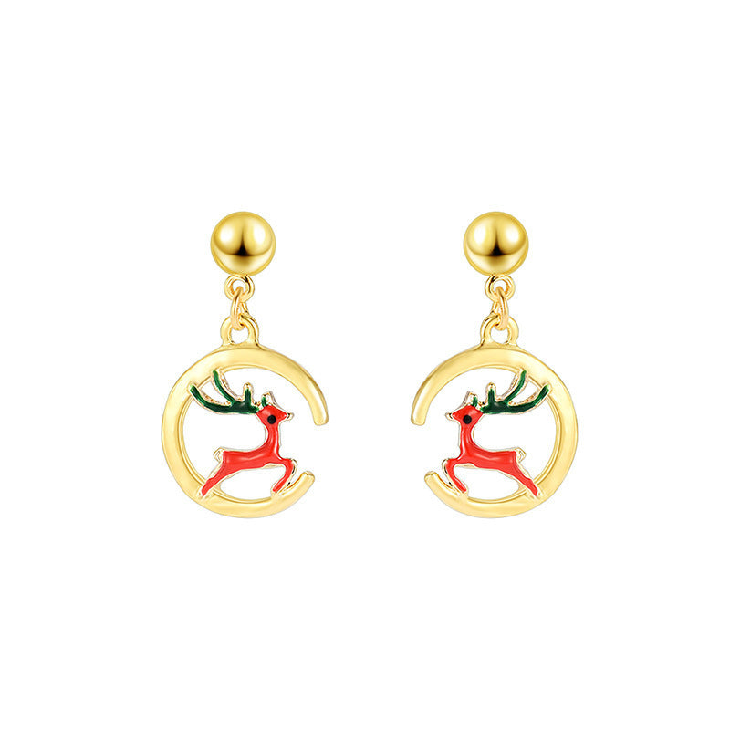 "Christmas Dear" - Dangle Earrings