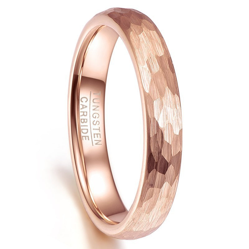 Carved Tungsten Steel Ring