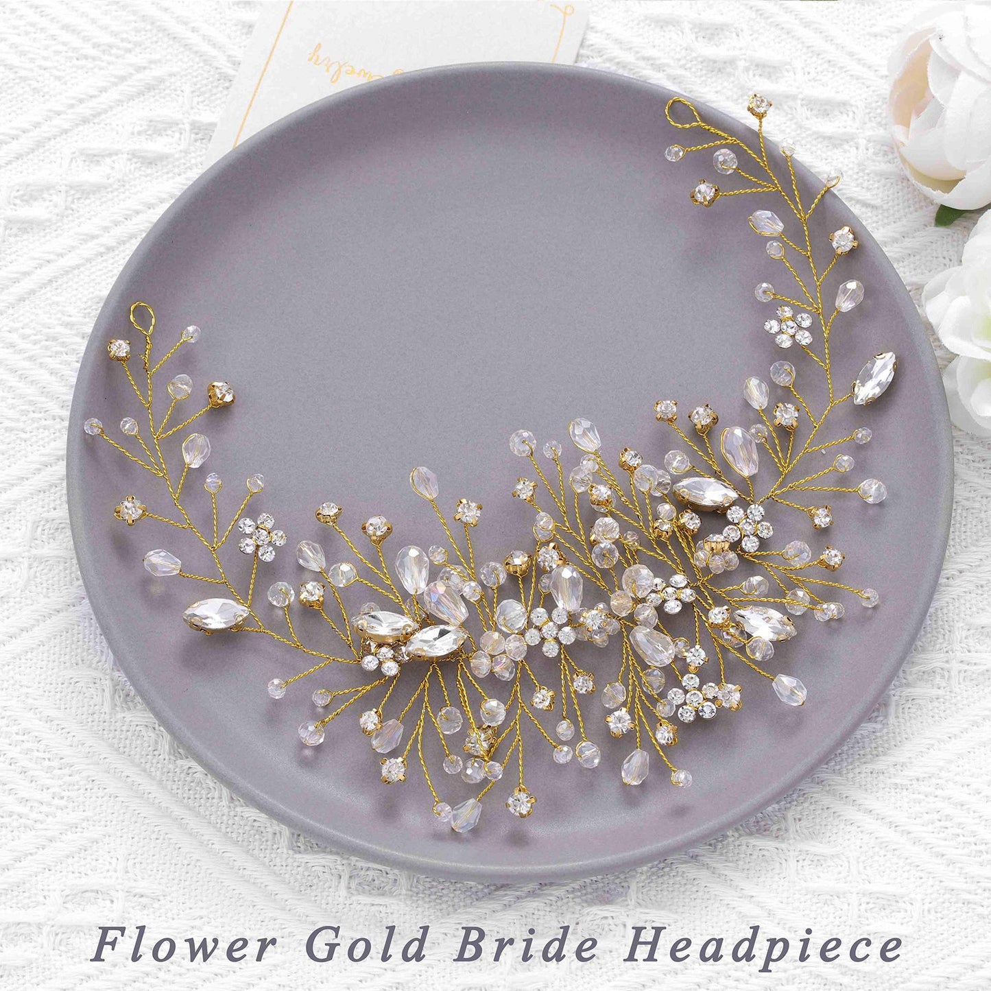 "Fairy Tale" - Crystal Bridal Hair Piece