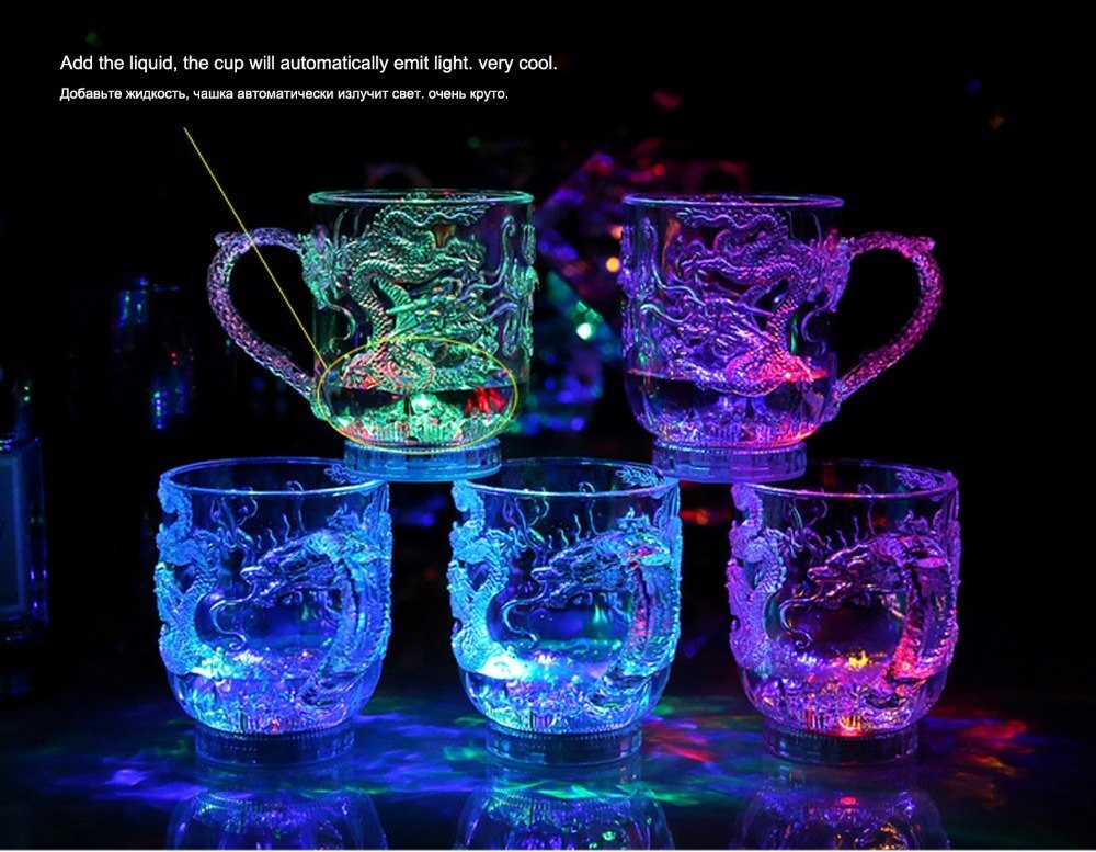 "Fantasy Dragon" - Color Enhanced Wine Cup