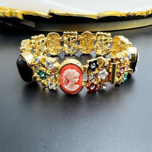 "Ancient Legend" - Vintage Tiger's Eye Gem Bracelet