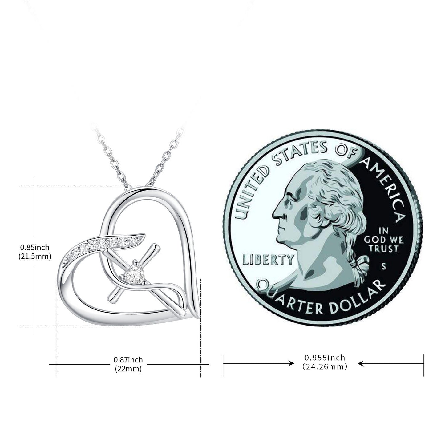 "Infinity Hope" - Sterling Silver Pendant Necklace