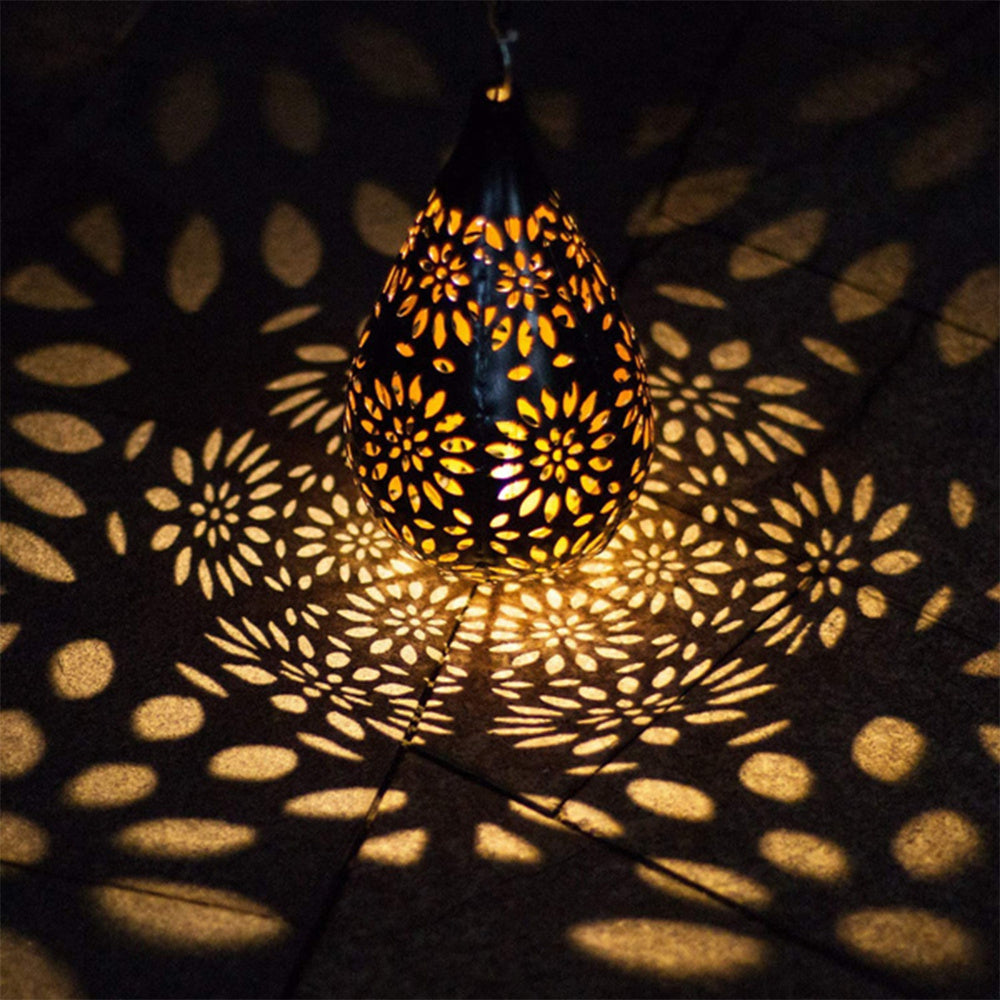 Solar LED Hanging Lantern - Waterproof