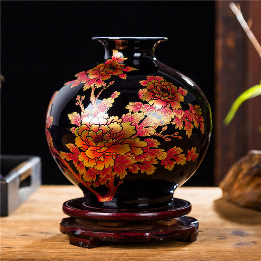 "Vintage Floral" - Ceramic Vases