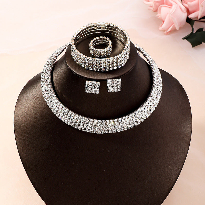 "Miss. Monroe" -  Rhinestone Jewelry Set