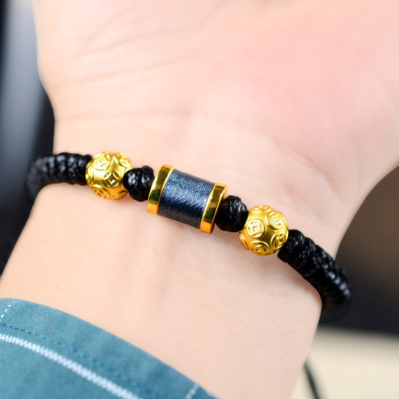 "New Money" - Handwoven Beaded Bracelet