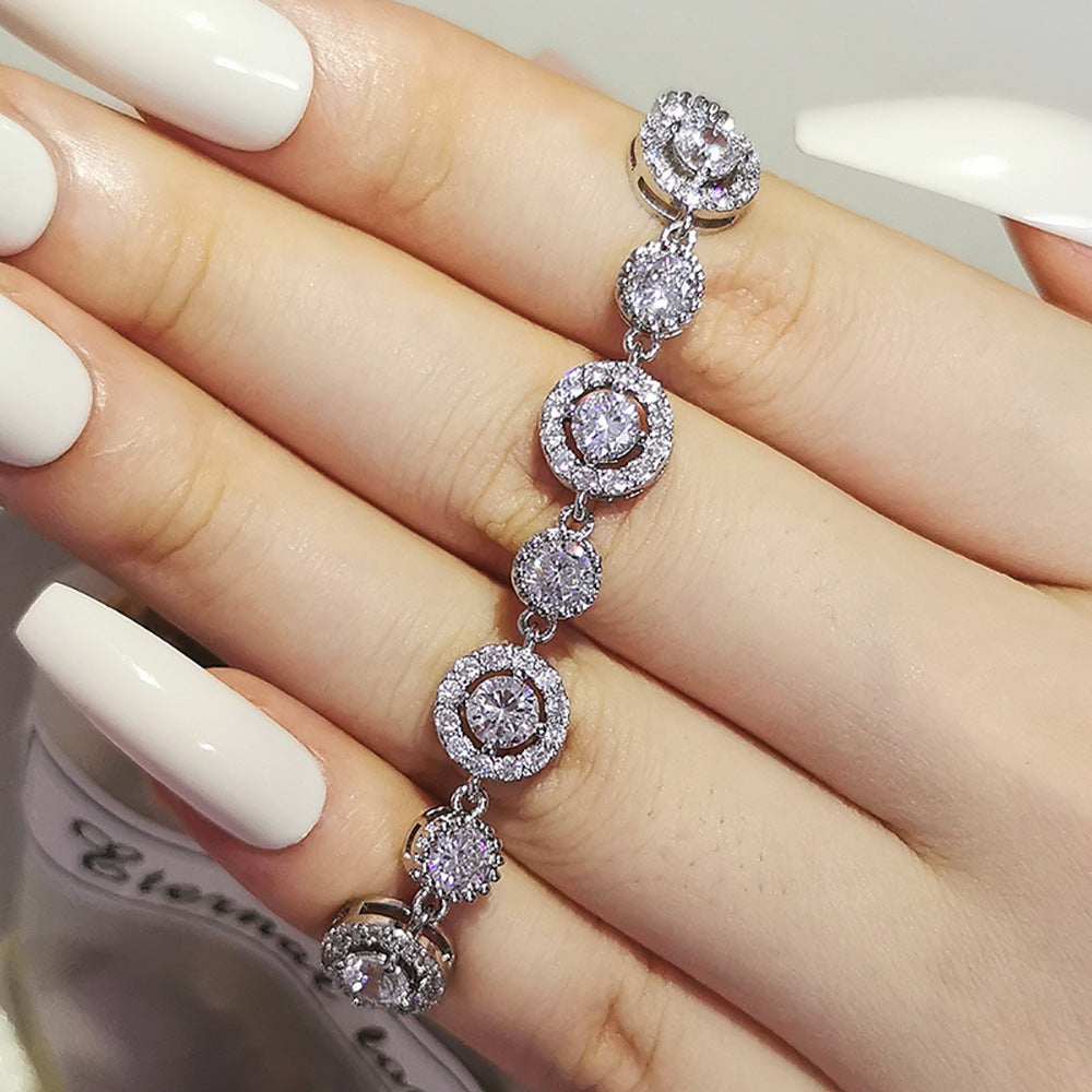 "Circle of Positivity"- Crystal Bracelet