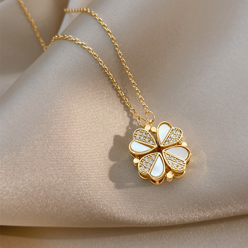"Lucky Day" - Titanium Steel Pendant Necklace