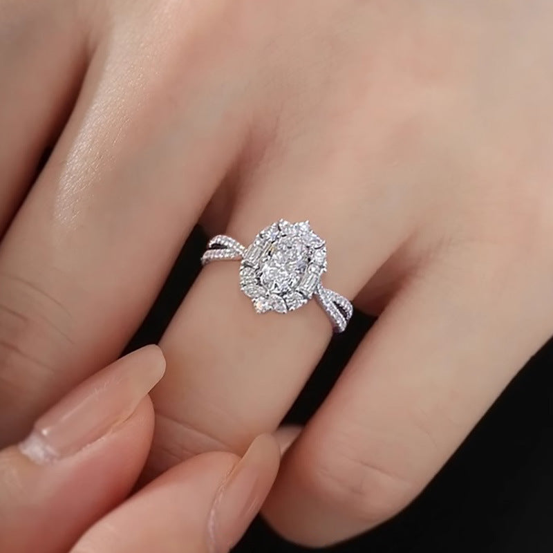 "Royal Beauty" - S925 Sterling Silver Moissanite Ring