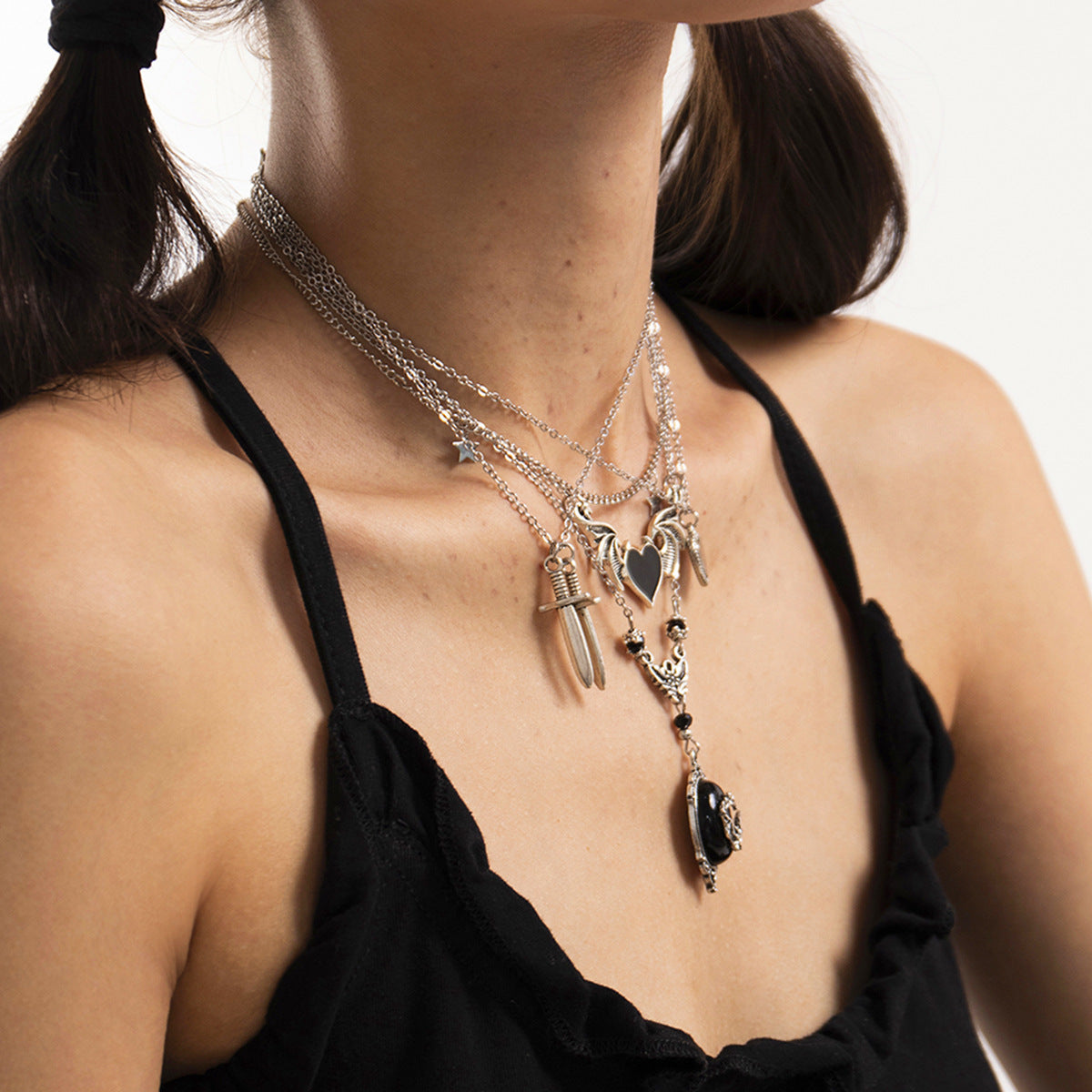 Goth Queen Snake Bone Necklaces