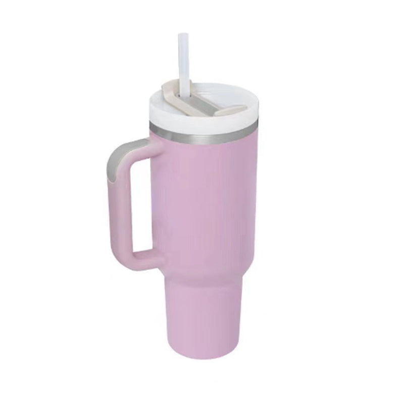 "Hydrate in Style" -  40 oz. Spill-proof Insulated Tumbler With Straw