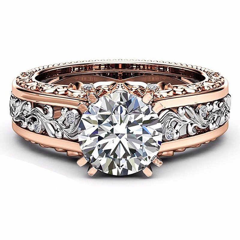 "The Elegant Life" -  Sterling Silver Diamond Ring