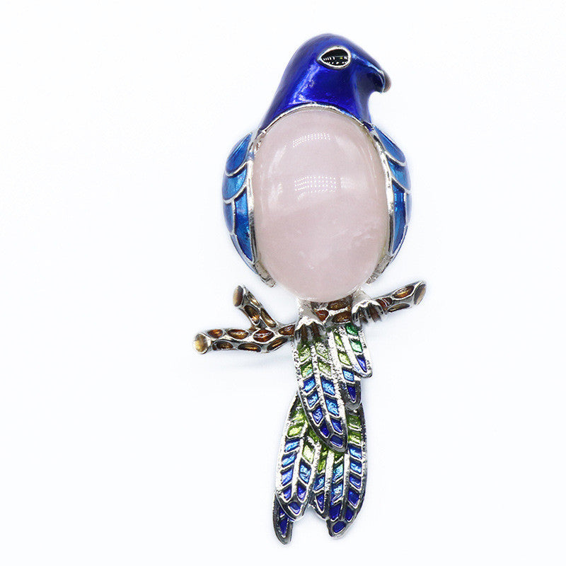 "Hello Birdie" - Brooch Pendant