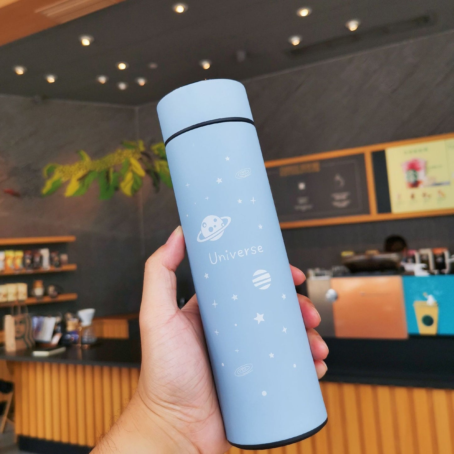 "Smarter than My Tumbler" Smart Temperature Measurement Stainless Steel Cup