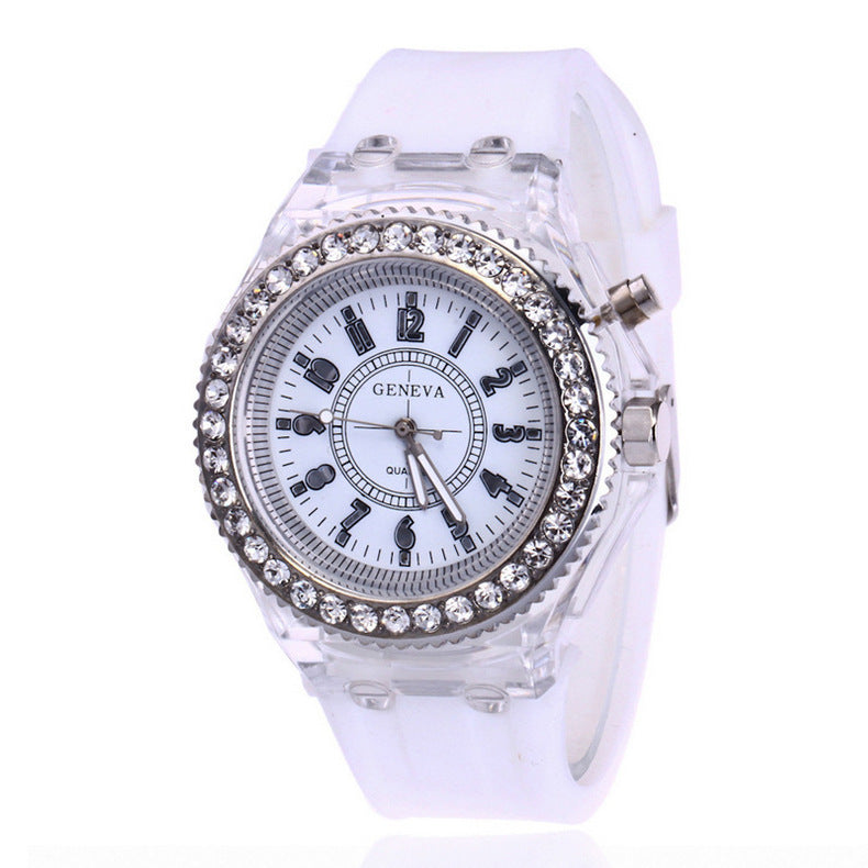 "Illustrious Light" - LED Geneva Quartz Luminous Watch