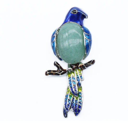 "Hello Birdie" - Brooch Pendant