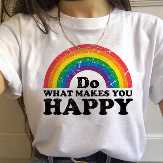 "Do What Makes You Happy"  - Short-sleeved T-shirts