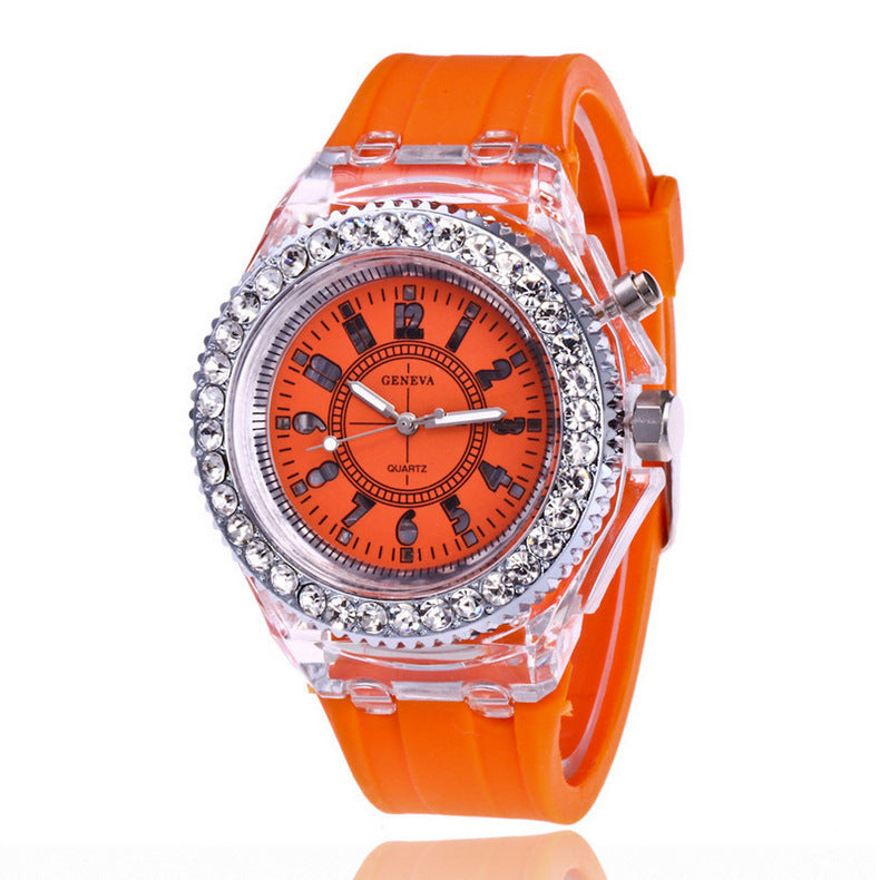 "Illustrious Light" - LED Geneva Quartz Luminous Watch