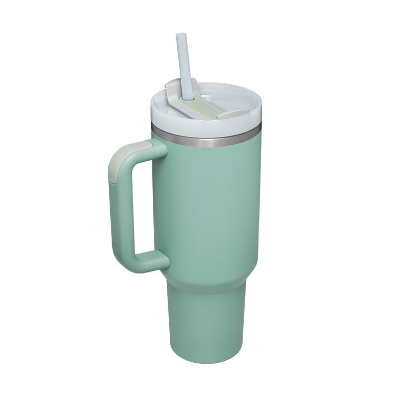 "Hydrate in Style" -  40 oz. Spill-proof Insulated Tumbler With Straw