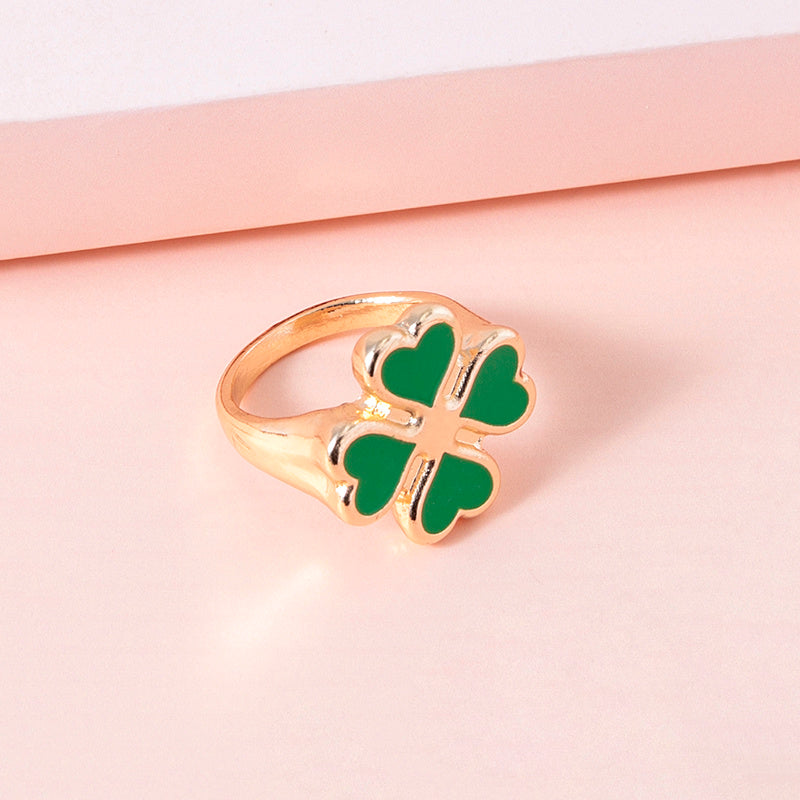 "Forever Lucky" - Four-leaf Clover Rings