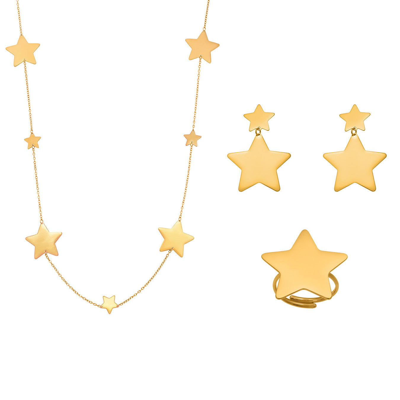"All of the Stars"  - Stainless Steel Clavicle Chain Necklace