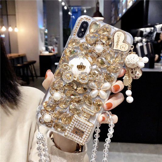 Artificial Junk Diamond Mobile Phone Cases - iPhone 7- 12 Pro Max